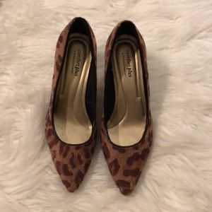 Size 7.5 leopard print heels
